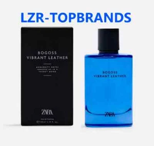 Zara BOGOSS VIBRANT LEATHER 100ML Eau De Parfum Uomo - Foto 1 di 7