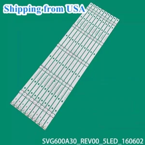 Set of Vizio E60-E3 D60-D3 LED Backlight Strips LG 60inch SVG600A30 SVG600A25 - Picture 1 of 7