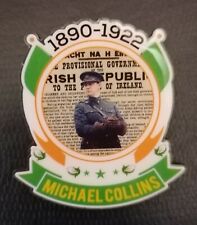 Michael Collins Irish Republican pin badge. 50mm x 45mm. 
