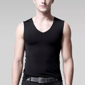 Mens Mock Turtle Neck Sweater Top T-Shirt Shirt Tee Extra Soft Winter Warm Ne - Picture 1 of 20
