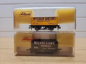 Lilipuy open wagons X 2 OO /HO guage Nos Condition - Picture 1 of 3