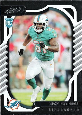 Channing Tindall 2022 Panini Absolute #152 Miami Dolphins ROOKIE FREE SHIP - Image 1 of 2