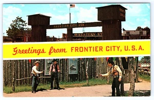 Frontier City Oklahoma Large Letters Postcard B877 - Picture 1 of 2