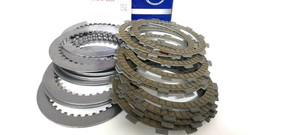 KIT DISCHI FRIZIONE GUARNITI + ACCIAIO ORIGINALE FCC KAWASAKI Z 1000 2008 2009 - Immagine 1 di 1