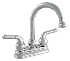 LDR 953 44024CP Lead Free Bathroom Faucet Dual Lever Handle with Popup Chrome - Picture 1 of 1