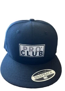 Pro Club SnapBack Hat - Men’s Adjustable Black Cap - Picture 1 of 4