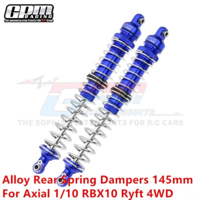 GPM Alloy Rear Spring Dampers 145mm For Axial 1/10 RBX10 Ryft 4WD Rock Bouncer - Image 1 of 4