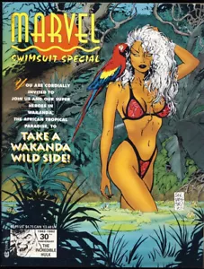 1992 MARVEL SWIMSUIT SPECIAL #1 NM/M 9.8 Sports Illustrated Parody WAKANDA - Picture 1 of 2