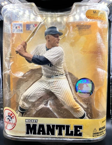 Mickey Mantle Cooperstown Collection MLB Series 5 White Uniform Mcfarlane NYY Cover