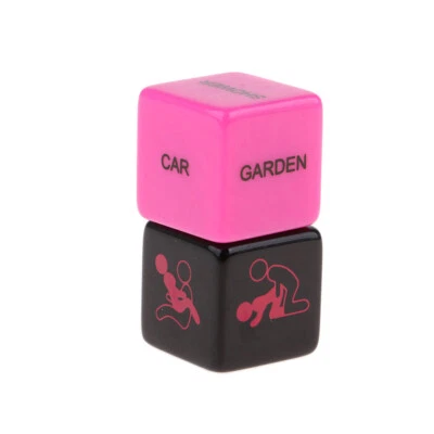 2Pcs Sex Position Love Dice Add Some Spice for Couples Glow Bedroom Game Toy - Image 1 of 4