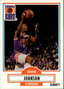 1990-91 Fleer #148 Eddie Johnson - NM-MT