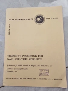 Genuine NASA Apollo Program Era Technical Report - NASA Scientific Satellites - Picture 1 of 6