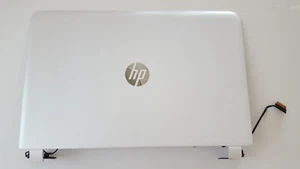 HP Pavilion 15-ab LCD Cover Bezel Hinges etc. COMPLETE!  Eax1500405a White - Afbeelding 1 van 4