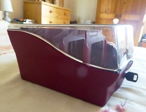 Schöne Fellowes abschließbare Kunststoff Disketten Ablage in Burgund für 8 x 8,5" Scheiben - Bild 1 von 4