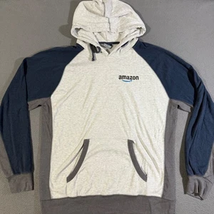 Amazon Employee Warehouse Hoodie Sweatshirt Herren Gr. XXL grau blau Pullover - Bild 1 von 6