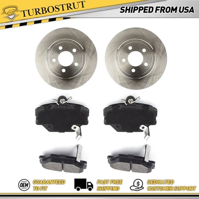 OE Front Brake Rotors Brake Pads Kit For 2004 Smart Crossblade Lifetime Warranty - Image 1 of 4