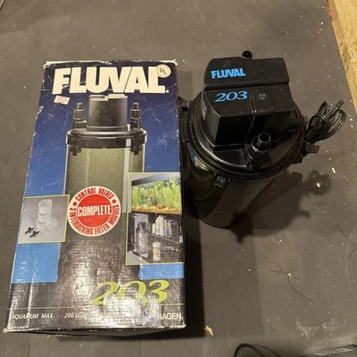 Vintage Fluval 203 External Filter Canister Filter Nice Original Fish Tank 60 G - Image 1 of 4