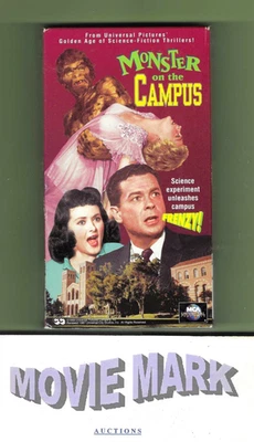 ⚰️MONSTER ON THE CAMPUS 1958 (MCA Universal Home Video) ☆horror☆ vhs 💀BONUS vhs - Image 1 of 4