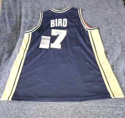 Larry Bird Hand Signed/Autographed 1992 Team USA Gold Medal Jersey (JSA COA)  - Image 1 of 4