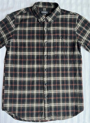 Camisa Ezekiel para hombre mediana de franela a cuadros con cuello abotonado (21x29) Foto 1 de 4