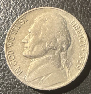 1939 (P) Jefferson US Nickel - Bild 1 von 2