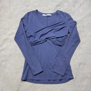 Pullover Athleta Top Mujer Extra Pequeño Lateral Acanalado Manga Larga Algodón Orgánico - Imagen 1 de 13