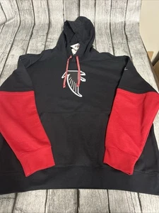 NWT Men’s Nike Atlanta Falcons Hoodie XL Black/Red On Field Sweatshirt - Picture 1 of 8