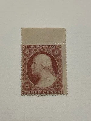Us  Scott #26A 3 Cent Washington Unhinged Glue - Image 1 of 2