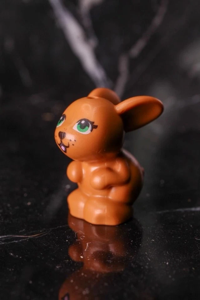 Lego Minifigure- Bunny Rabbit, Brown Nougat, Friends Animal, 34050pb01 - Image 1 of 1