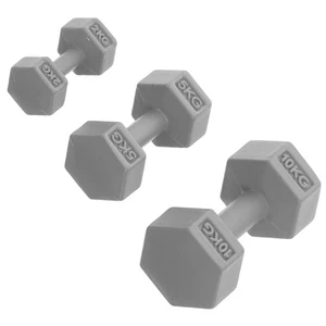 3 Pcs Miniature Sports Equipment Fitness Dollhouse Gym Ornament Dumbbells Model - Picture 1 of 10