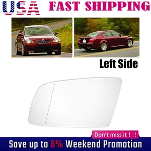 Mirror Glass Heated w/ Backing for 2003-2010 BMW 550i 525i 528i 535i Left Side - Bild 1 von 11