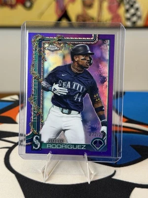 2025 Topps Holiday - Julio Rodriguez #261 Purple /250 - Image 1 of 2