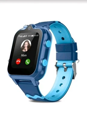 4G Kinder Smartwatch mit GPS SOS SIM  WLAN  HD Kamera Video Anruf - Bild 1 von 4