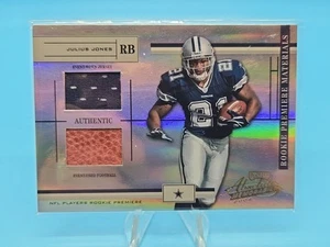 2004 Playoff Absolute Memorabilia Premiere Materials /750 Julius Jones Rookie RC - Picture 1 of 10
