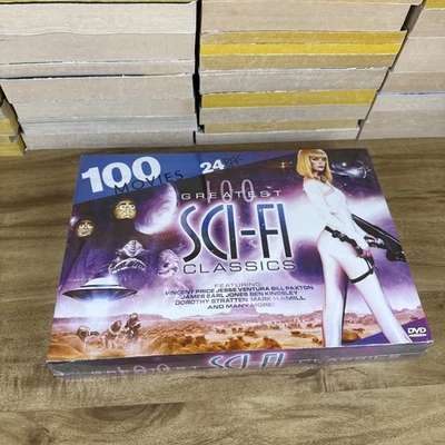 100 Greatest Sci-Fi Classics Collection Box Set ~ 24 DVD Discs ~ NEW Sealed - Image 1 of 4
