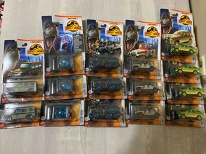 Matchbox 2022 Jurassic World Dominion Lot 15 Mix Jeep Explorer Truck Gyrosphere - Picture 1 of 8
