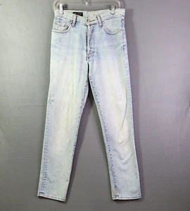 Vintage 90s Banana Republic Women Light Wash Denim Jeans 6L Button Fly 29x31 - Picture 1 of 13