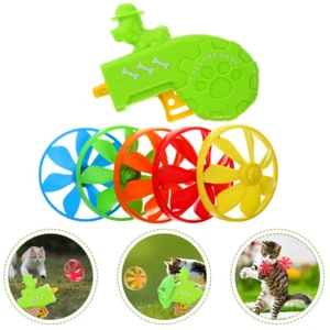 Chasing Sports Toys Boy Child Interactive Kitten Catch Flying Disc - Picture 1 of 12