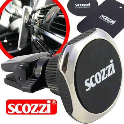 SCOZZI® Handyhalterung Auto Magnet Lüftungsgitter Lüftung Gitter Handy Halter - Bild 1 von 4
