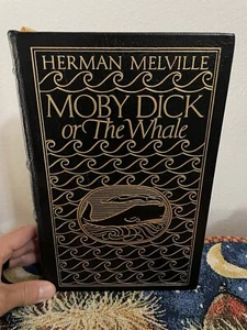 Moby Dick Herman Melville EASTON PRESS 1977 LEATHER LUX / 22K BOARDMAN ROBINSON - Picture 1 of 16