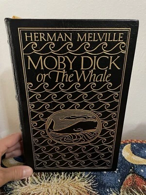 Moby Dick Herman Melville EASTON PRESS 1977 LEATHER LUX / 22K BOARDMAN ROBINSON - Image 1 of 4
