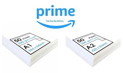 Protectafile 'High' White Card -300gsm - Ideal for Presentation Display,