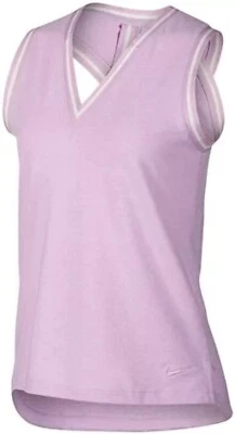 Camisa polo Nike feminina golfe gola V colete / AV3657 543 / Tamanho XXL MSRP $70 - Imagem 1 de 4