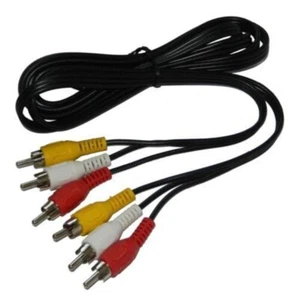 SANSAI 3RCA Plugs to 3RCA Plugs RCA Lead 1.5M 3RCA-1.5M - Picture 1 of 1