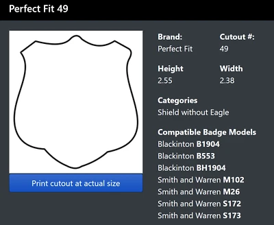 PERFECT FIT STYLE 107 Bifold Wallet 6CC SLOTS 49 CUTOUT CRED PACK ID BADGE - Image 1 of 4