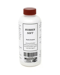 16 oz Rubber Soft! Rejuvenates Softens Typewriter Platen Feed Bail Finger Roller - Picture 1 of 5