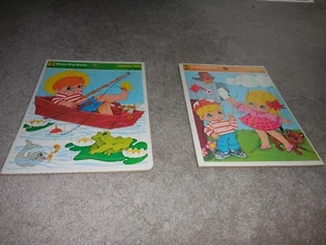 Vintage 1973 Frame Tray Puzzle HAPPY NOTES  - Bild 1 von 3