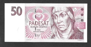 Czech Republic , Czechia,  50 korun 1997  P-17c  about UNC  serie E - Picture 1 of 4