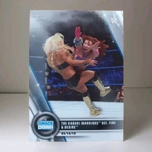 WWE Card # 28 MANDY ROSE vs KAIRI SANE Topps 2020 Womens Division Wrestling Diva - Bild 1 von 2