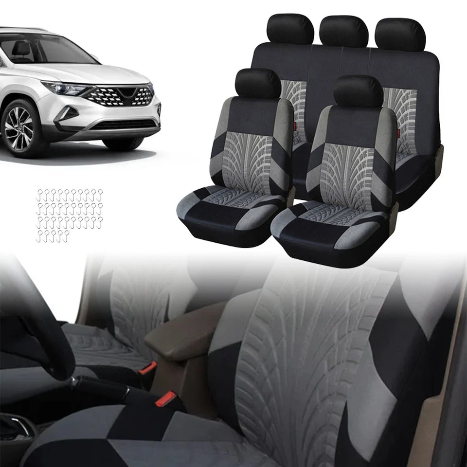 For Hyundai Sonata 2007-2021 Full Set Car Seat Covers 5-Seats Front Rear Cushion — 第 1/4 张图片